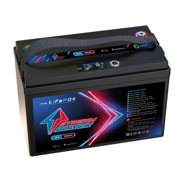 Акумуляторна батарея STREAMPOWER LiFePO4 24V-100A