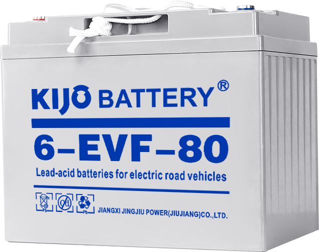 Акумуляторна батарея KIJO 6-EVF-80, 12V, 80Ah