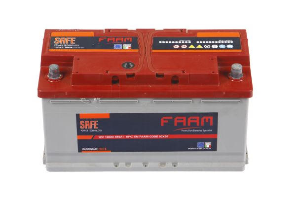 Акумулятор 6СТ-100, FAAM SAFE 00X56 850А, 12В, 100А*год