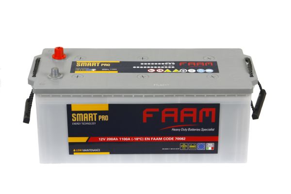 Акумулятор 6СТ-200, FAAM SMART PRO 70082 1100А, 12В, 200А*год