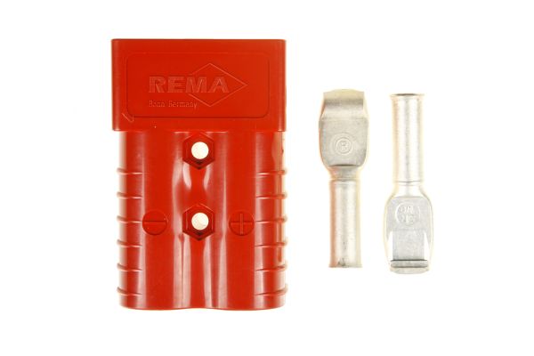 Силовий роз'єм REMA SR 350A червоий