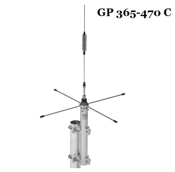 Антена базова SIRIO GP 365-470 C (365-470 МГц, 70 см) 