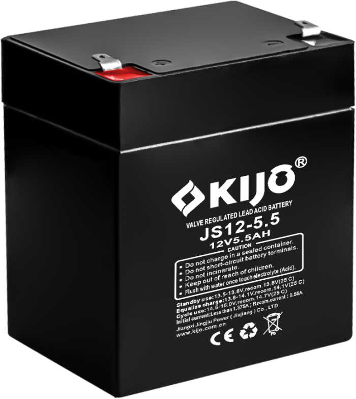 Аккумуляторная батарея KIJO JS12-5.5, 12V, 5.5Ah
